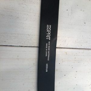Esprit Accessories - ESPIRIT brown belt with silver plate & blue stones Esprit Accessories - ESPIRIT brown belt with silver plate & blue stones